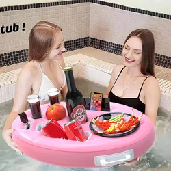 여름 바다 양동이 컵 거치대 풍선 수영장 해변 수영 놀이 가족 파티 플로트 맥주 음료 트레이 쿨러 테이블 장난감 액세서리