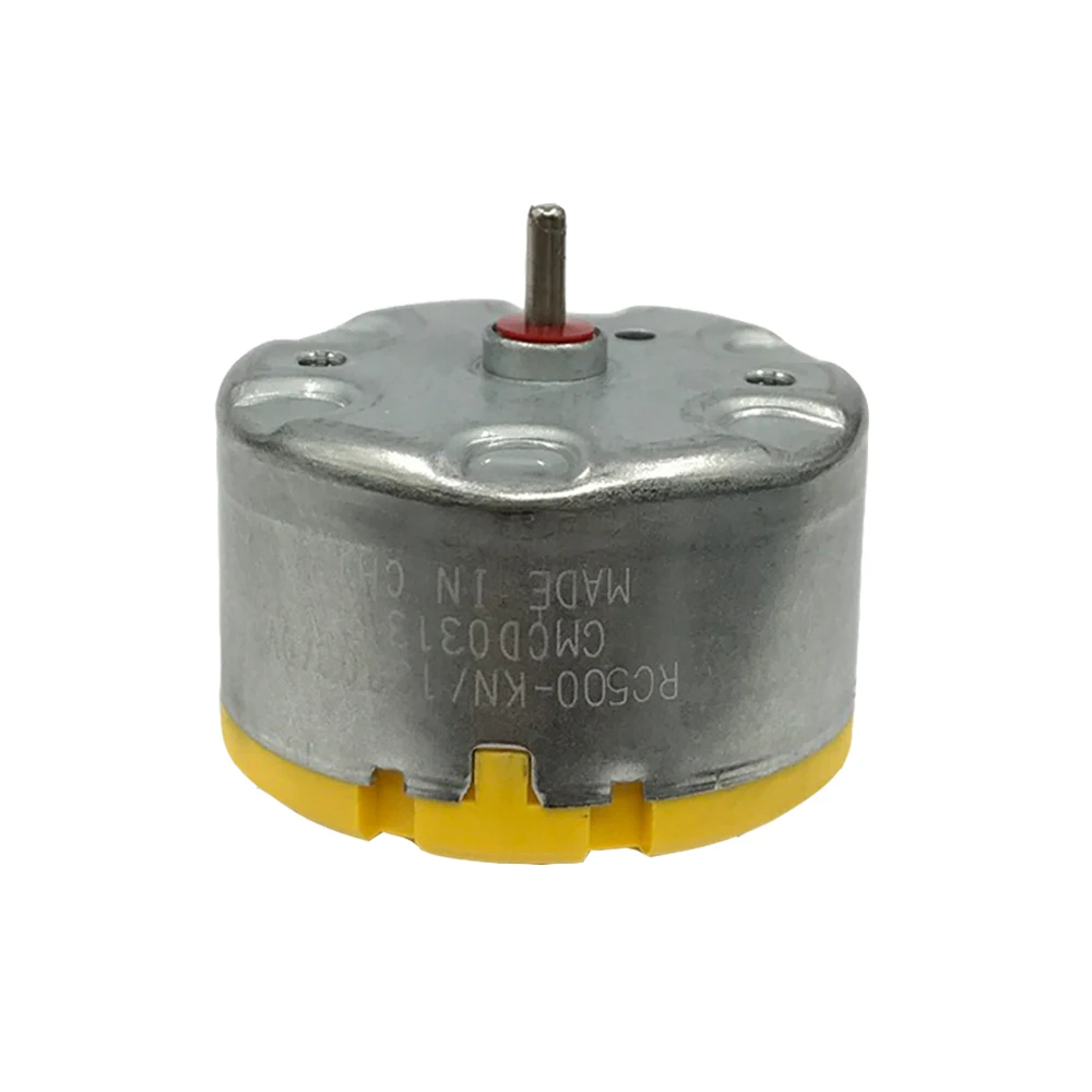 RC500-KN/13500/14440/10600 Carbon Brush Motor DC 6-12V 5500RPM Round Spindle DC Motor for Fragrance Machine Robot Sweeper