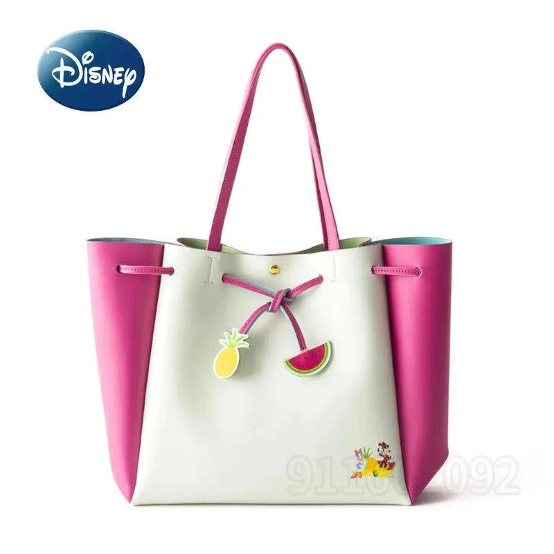 Disney Mickey Original New Women\'s Bag Luxury Brand New Women\'s Handbag Cartoon Fashion Shoulder Bag Large Capacity High Quality