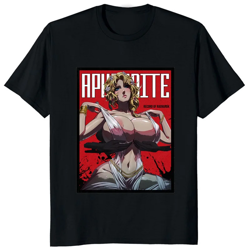 Ragnarok Anime Record Aphrodite Printed Waifu Tshirt Shuumatsu No Female Martial God Buddha Otaku T-shirt Sweatshirt Hip Hop Tee