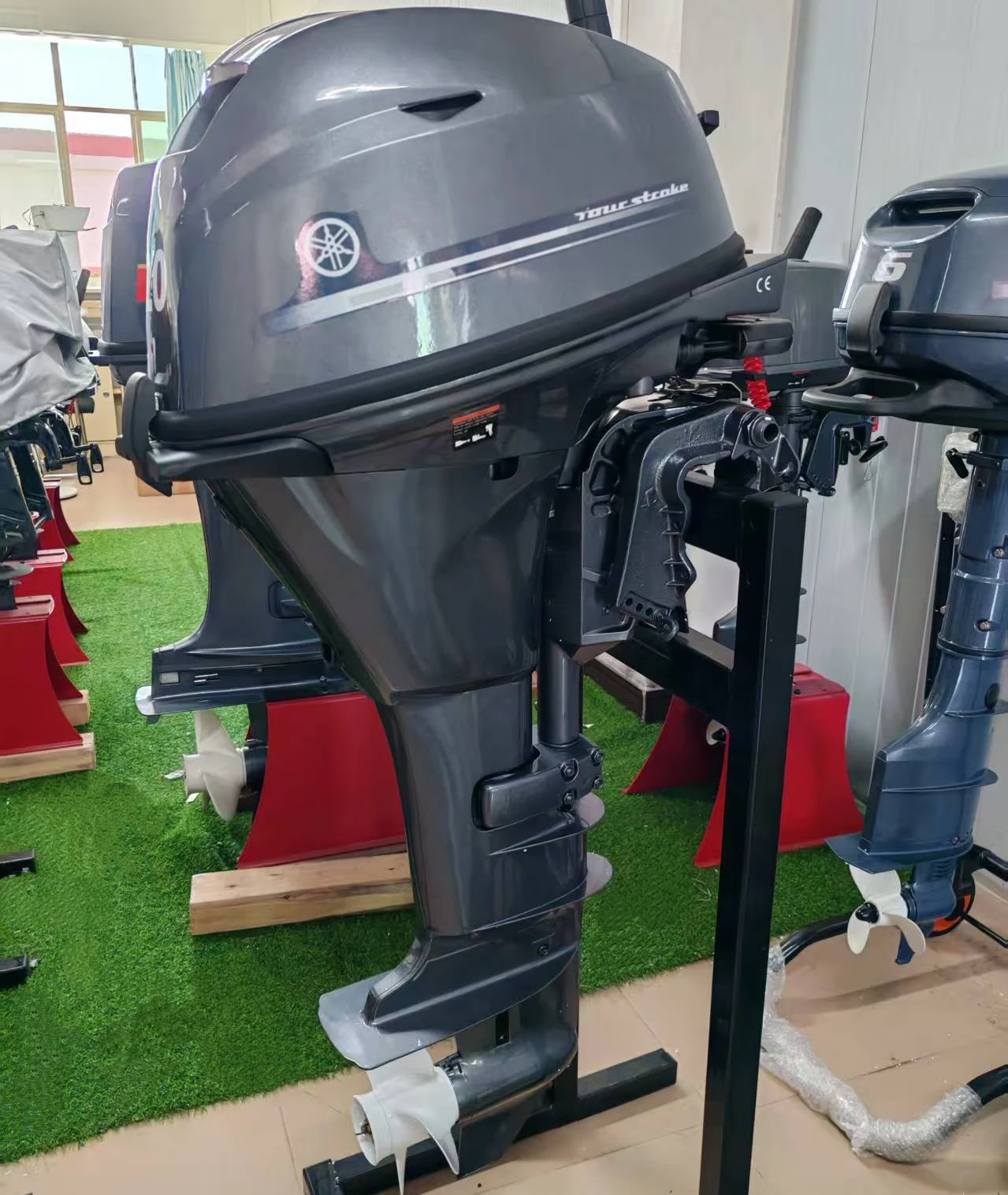

20HP 4-Stroke Boat Engine for Marina Shuttle Services - Electric Start + Manual Backup, 3-Year Warranty, Private Label Available