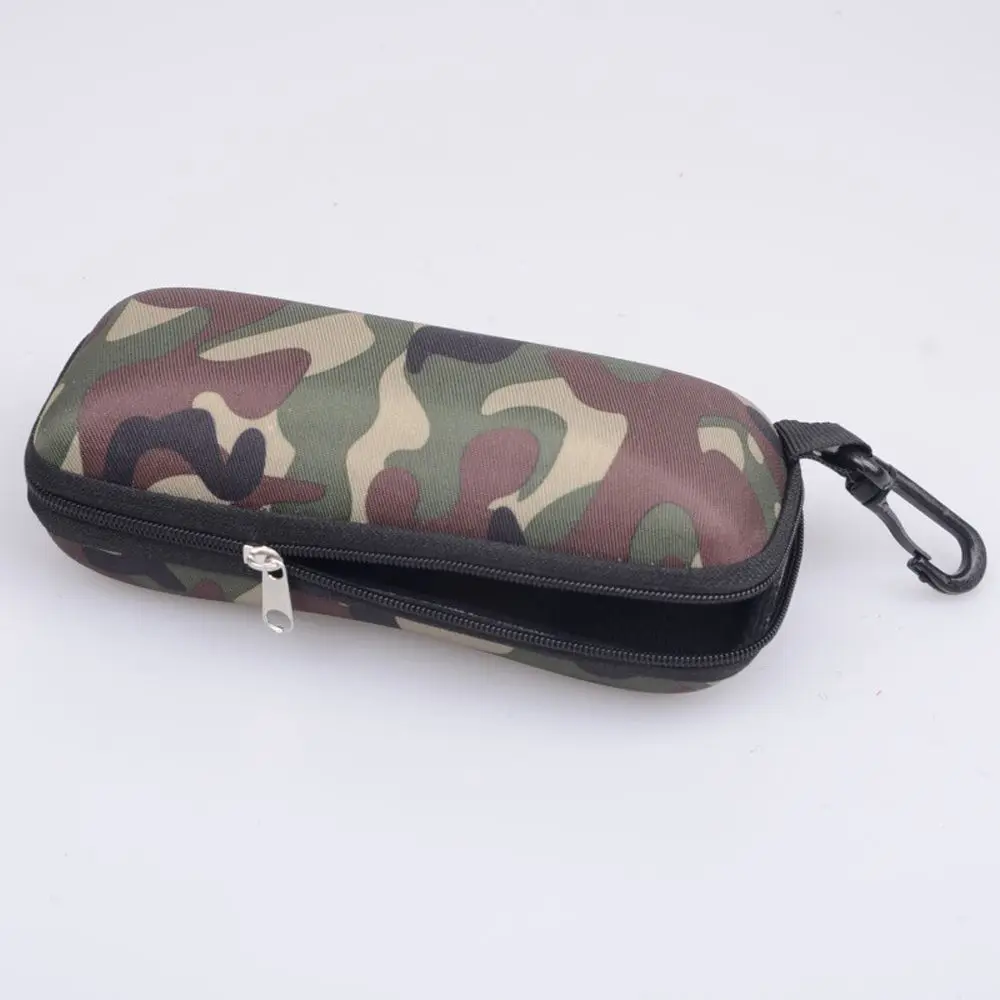 Shockproof Anti-pressure Zipper Glasses Protector Camouflage Glasses Box Sunglasses Case Eyeglasses Case Eyewear Storage Box