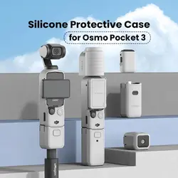 Silicone Cover Set for DJI Osmo Pocket 3 Full Protection Host Lens Screen Protective Cover Case With Anti-lost Rope For Pocket 3