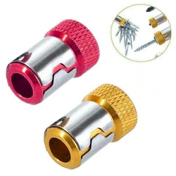 1pc Magnetic Ring Alloy Screwdriver Bits Anti-corrosion Magnetic Steel Sleeve Strong Magnetizer Drill Bit Magnetic Ring