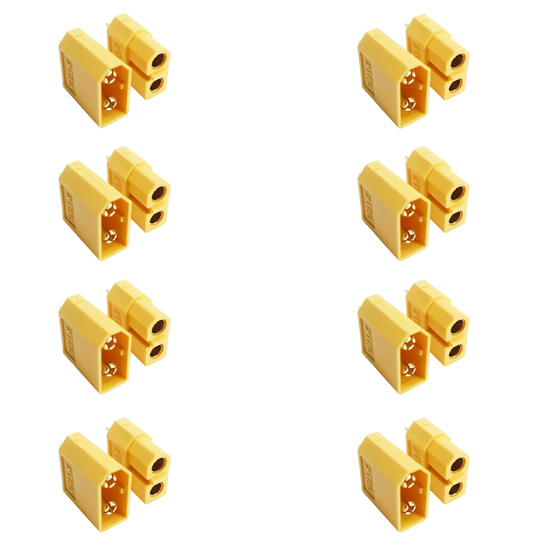 4Pair / 8Pair/ 16Pair XT60 Adapter XT60 Male Female Bullet Connectors Power Plugs for RC Lipo Battery Motor FPV Drone Car Expand