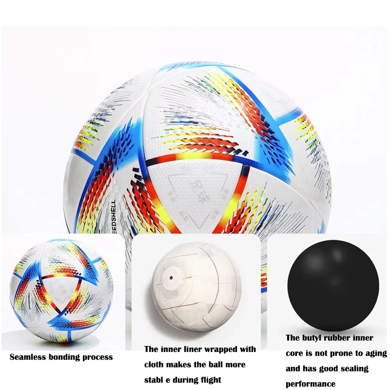 Size 5 Soccer Balls Professional High Quality Soft PU Seamless Outdoor Sports  Football Training Match