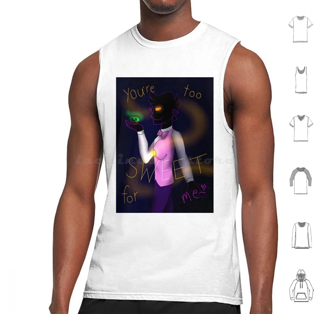 Too Sweet ( Human!barnaby ) Tank Tops Print Cotton Billie Bust Up Bbu Bbu Barnaby Hozier Humanization Gijinka