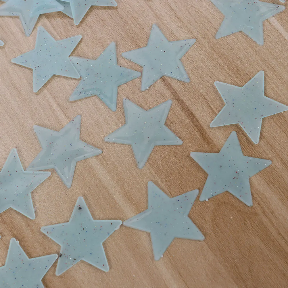 

201Pcs Star Stickers Tear Stick Luminous Night Light Bedroom Festival Wall Decoration Fairy Atmosphere