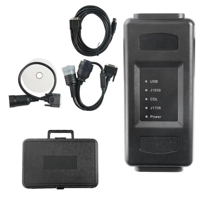 For ET4 Heavy Truck Diagnostic Tool with USB/J1939 Interface Black Color for All for Trucks & Excavators