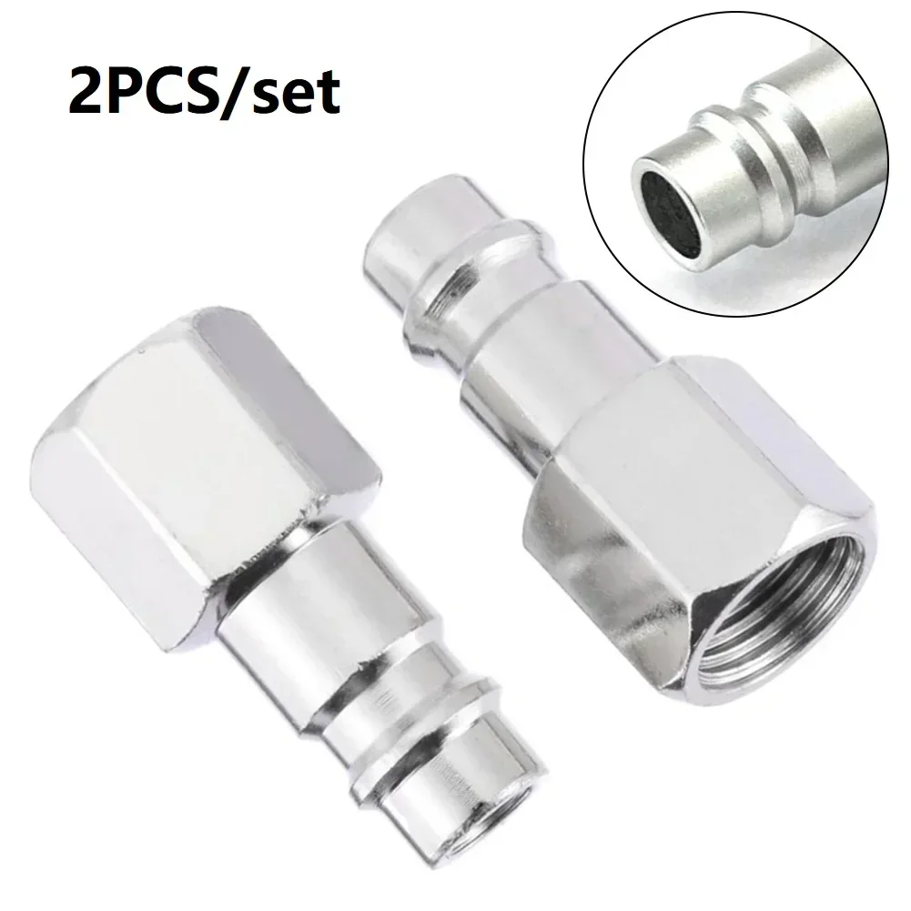 Kompresor udara selang cepat Coupler Plug soket konektor Fitting 1/4 "benang Euro Male Quick Connect Release Fitting