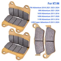 Pastillas de freno delanteras y traseras para motocicleta, para KT/M 790 890 1050 1090 1190 1290 Adventure R L S T ADV, sinterización/cerámica a base de súper cobre