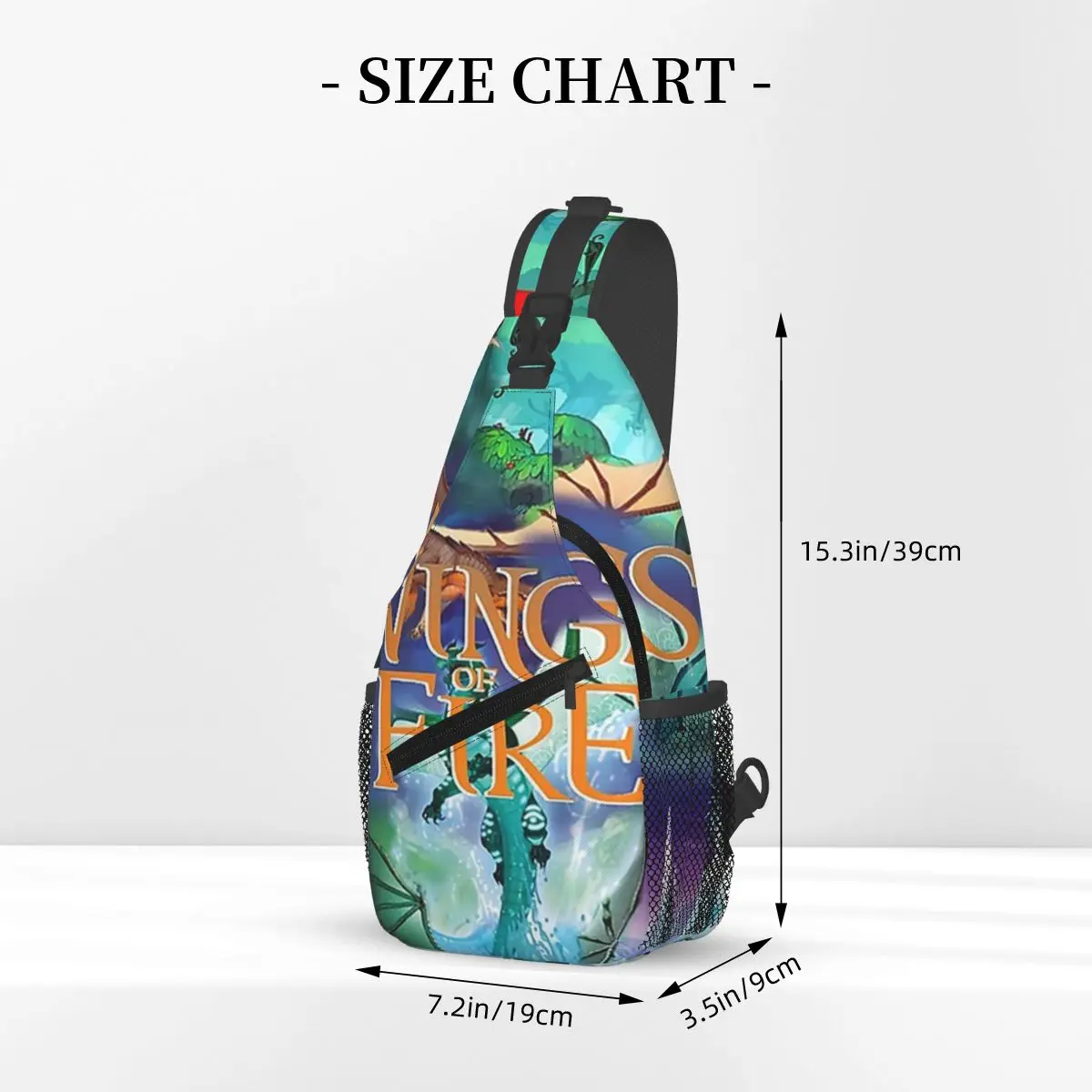 Wings Of Fire All Together Sling Backpack Sling Bag Hiking Travel Chest Bag Daypack Men Fashion Crossbody Backpack Shoulder Bag