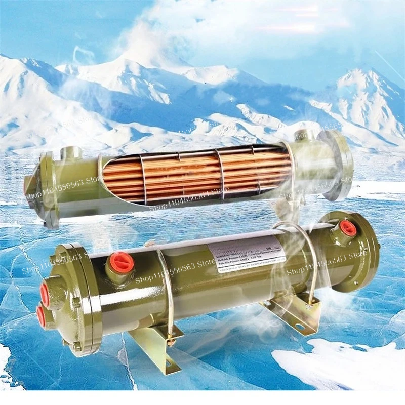

OR-100 Purple Tube Shell Heat Exchanger Hydraulic Oil Water Cooler Tube Radiator for Hydraulic System