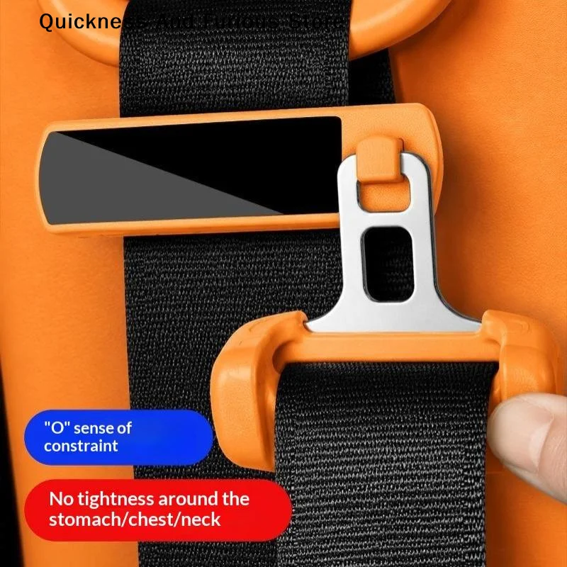 【MO】Adjustable Car Seat Belt Stopper ABS Texture Universal Seat Belt Fixing Clip Car Interior Accessories 2PCS