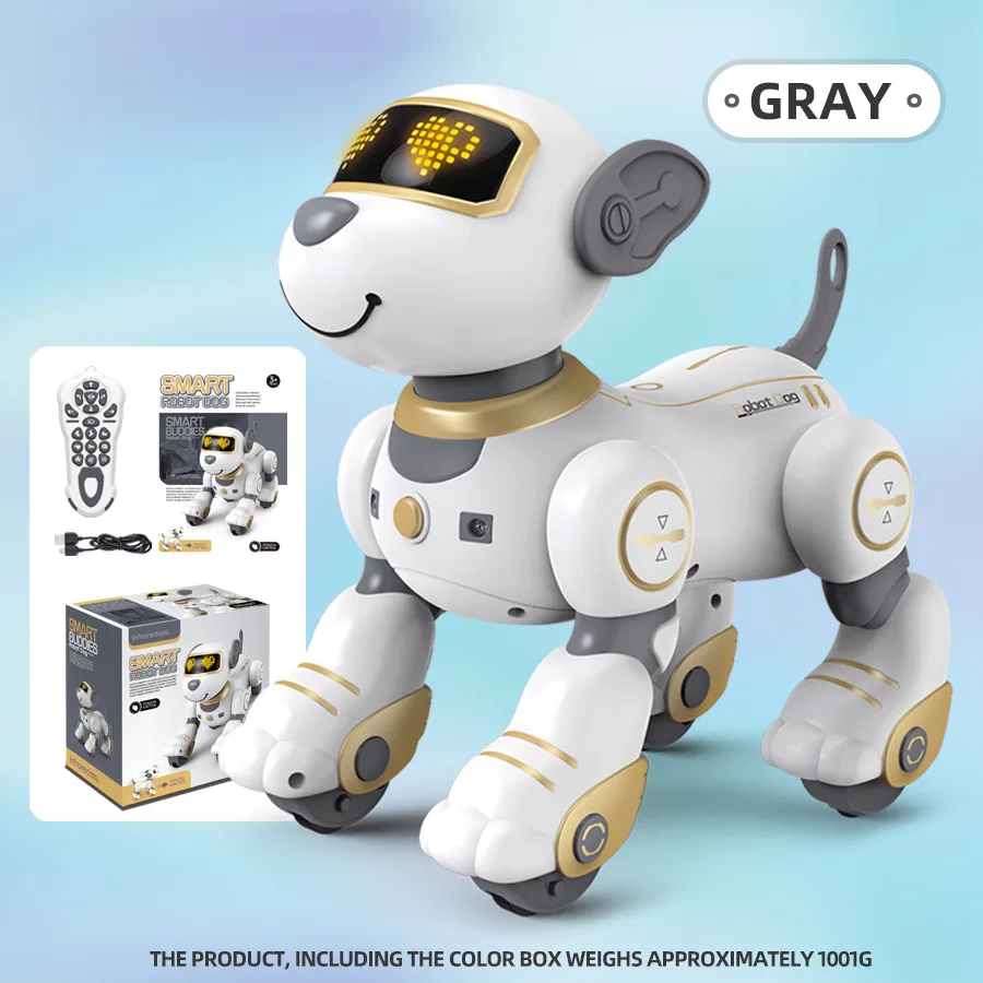 Smart Robotic Dog Toy: Voice Control, Programmable Stunt Tricks, Touch Sensing, Music & Dance, Gift for Boys Kids image 3