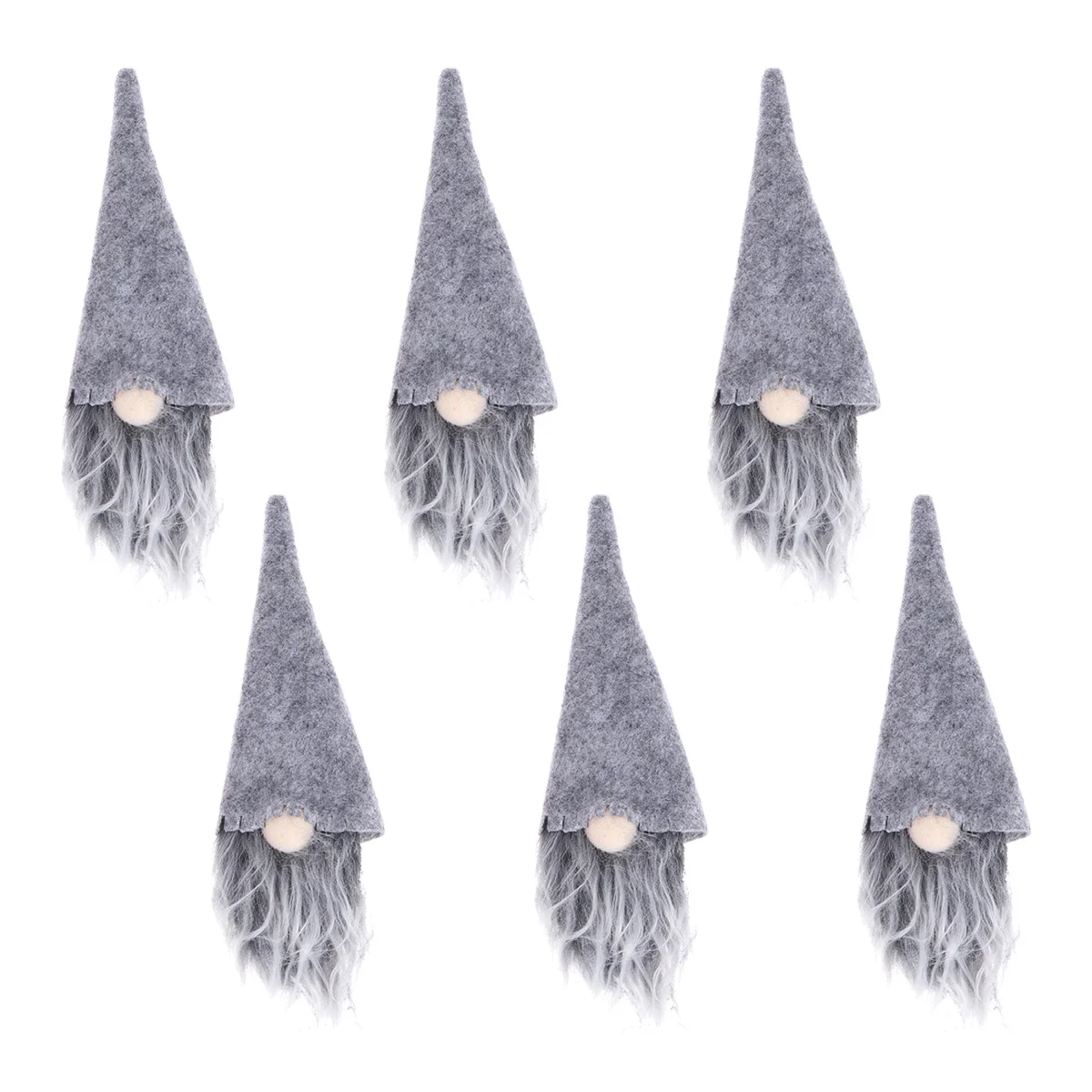 

6 Pcs Christmas Hat Covers Xmas Decorative Bottle Sleeves Party Bottle Holders Gift Packaging Boxes for Holiday Decor