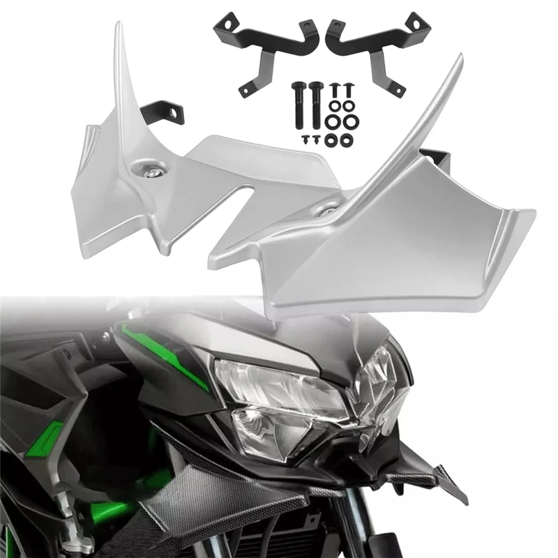 

Lasting White For Kawasaki Z650 2020-2024 Winglets Front Nose Cone Panel Fairing Beak