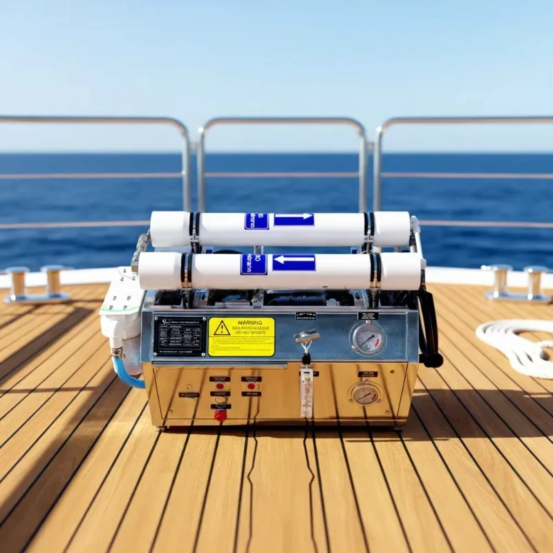 Small Size Water Maker for Boat Yacht Salt Water to Drinking Water Machine Seawater Desalination System Marine Parts Desalinator