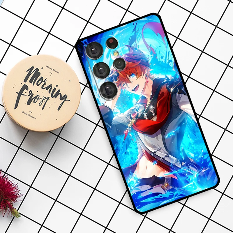 Genshin Impact Tartaglia Case For Samsung Galaxy S24 FE S21 S22 S23 S25 Ultra S9 S10 Plus S20 FE S25 FE Phone Cover