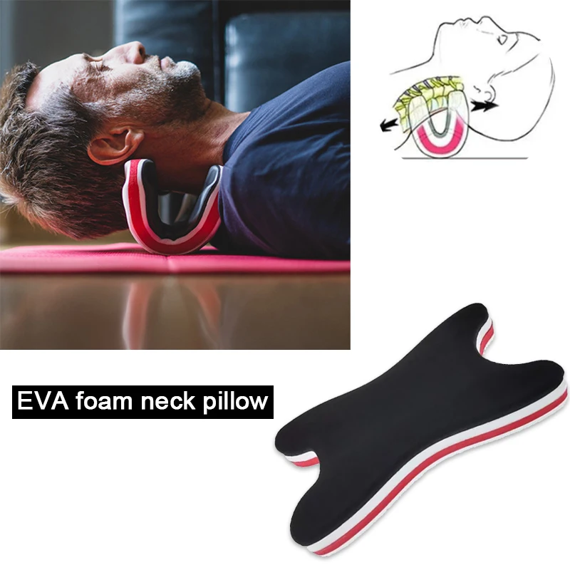 

EVA foam neck shoulder relaxation and pain relief Portable orthopedic massager for pain relief Home office travel Sleep comfort