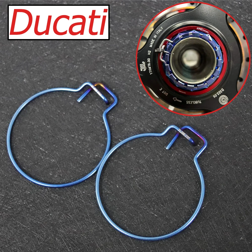 

FLAWLESSTI Gr5 Titanium Clip For Ducati Streetfighter Panigale V2 V4 Monster SuperSport Diavel