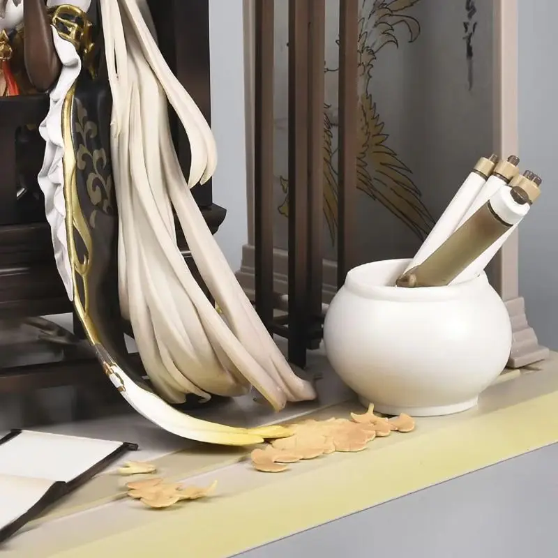 Genshin Impact 27cm personnage Ningguang figurine Cool Anime Figure à collectionner modèle poupée jouets garçon cadeau d'anniversaire décor à la maison