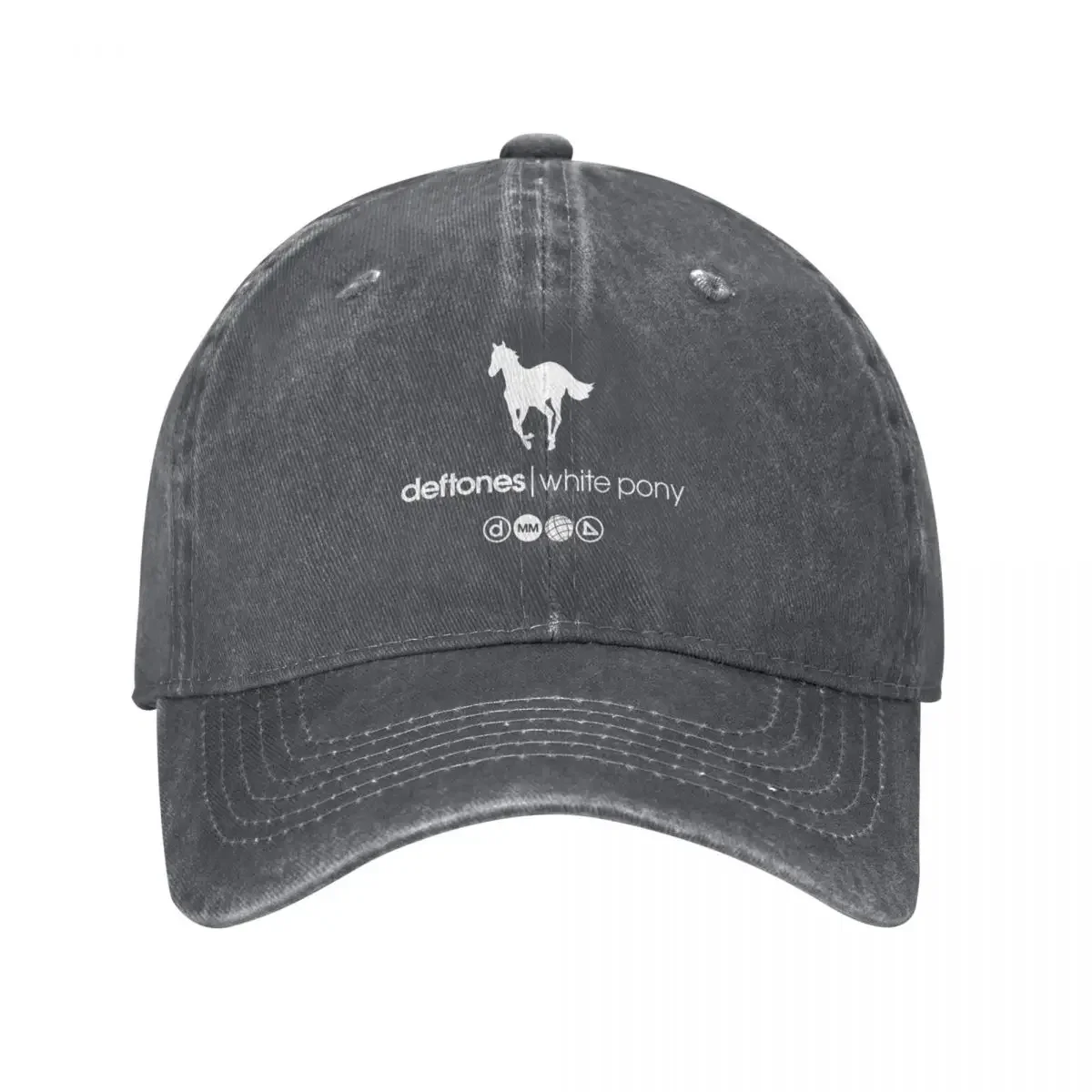 Ohms White Pony Around The Fur Diamond Eyes Adrenaline Baseball Cap Sports Cap cute Women's Hats For The Sun Men's