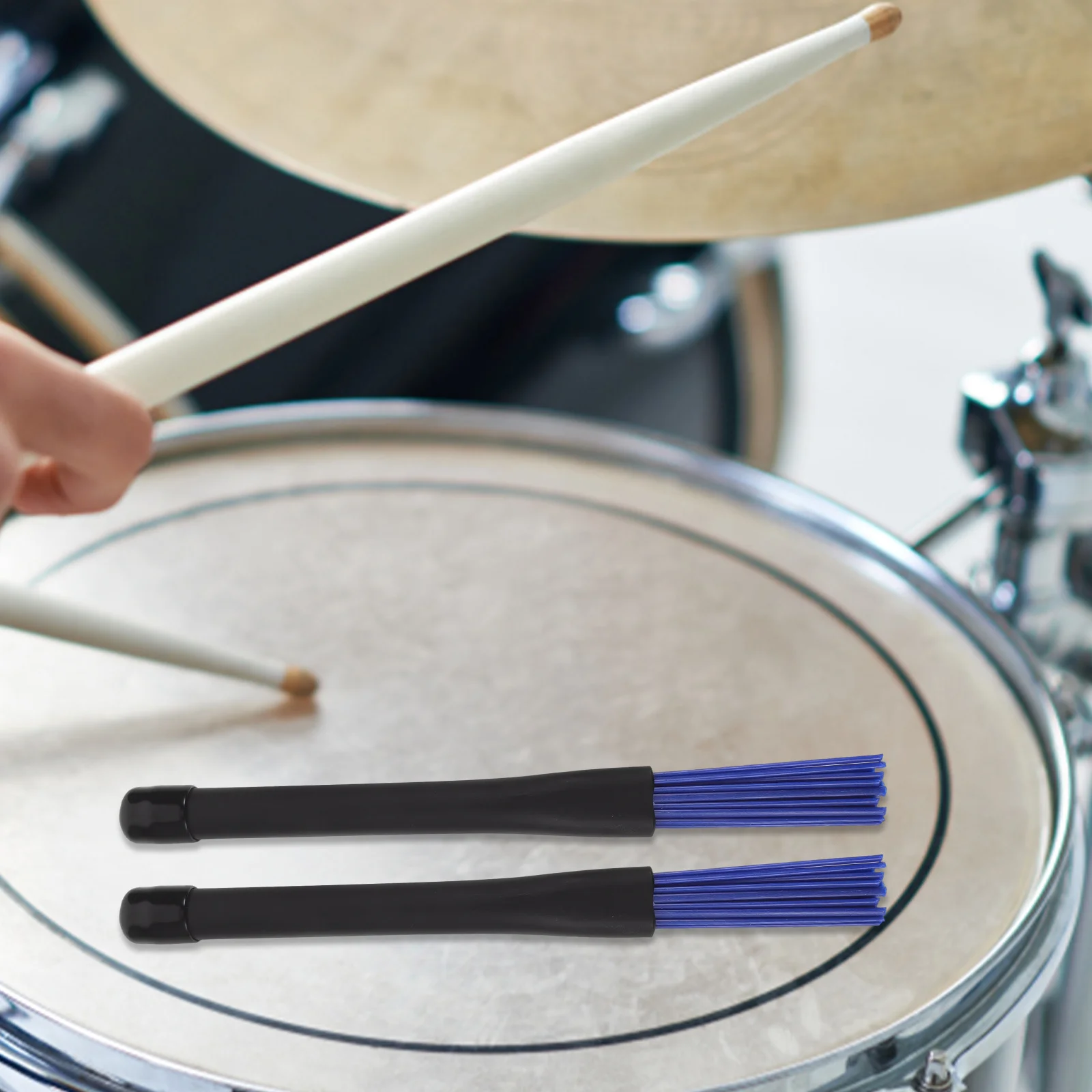 

1Pair Nylon Wire Drum Brush Jazz Drum Brush Practical Professional Durable Percussion Kit Accessory Instrument Accessories