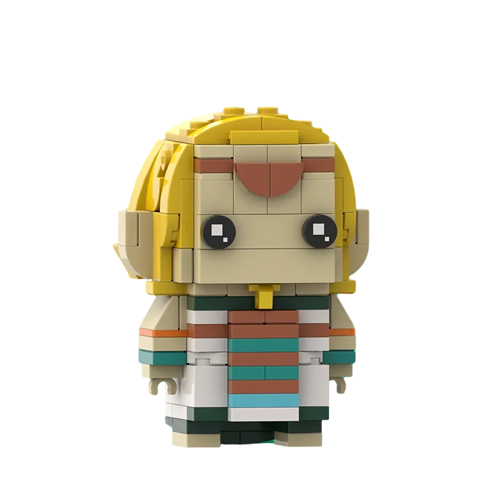 MOC-Princess-Brickheadz Model Building Blocks para Crianças, Purah Clássico, Figuras Rauru, Ganondorf Mumificado, Bricks Toy, Jogo, Reinos