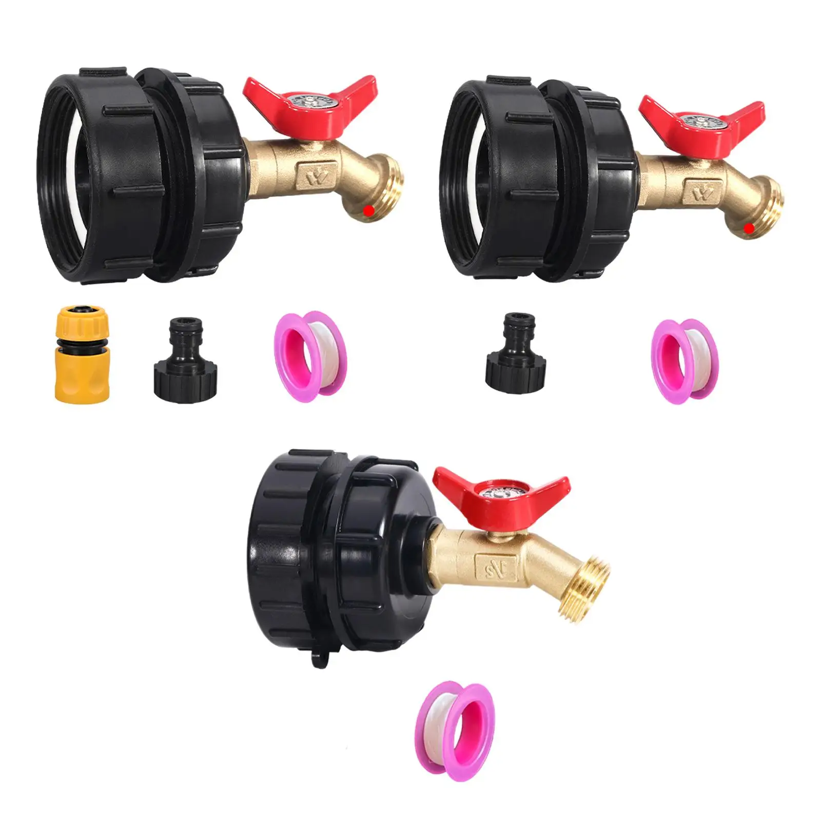 

IBC Tote Adapter Simple Installation Water Tote Hose Adaptor for Garden Hose