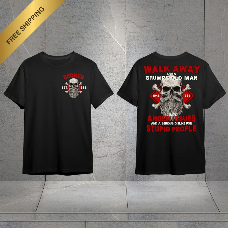 قضايا الغضب أنواع قاسية من الأشخاص الغبيين تي شيرت الرجال موضة الشارع الهيب هوب روك قصيرة الأكمام المرأة القطن الجولة الرقبة