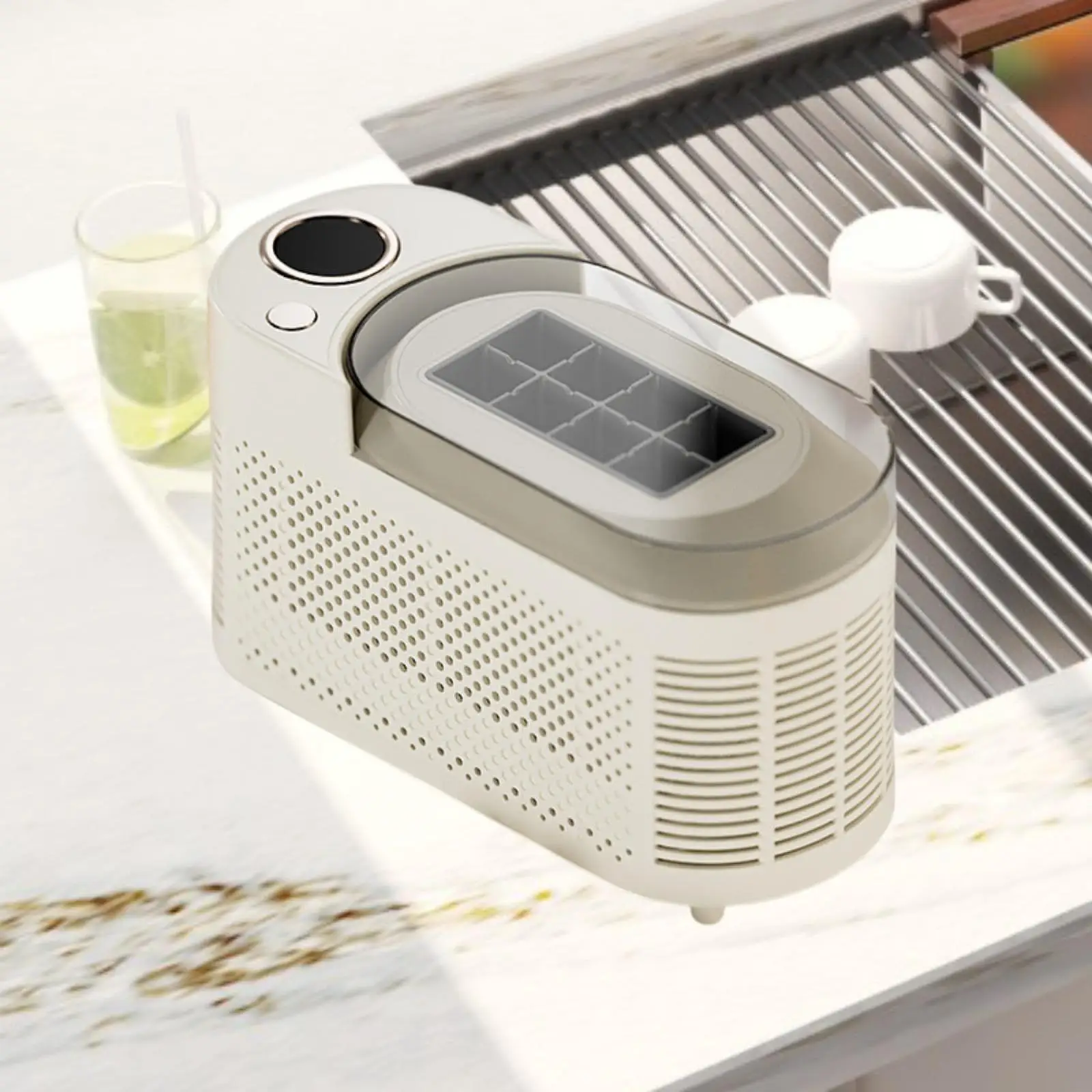 

Automatic Ice Maker Machine Automatic Cleaning Household for Office Bar Home