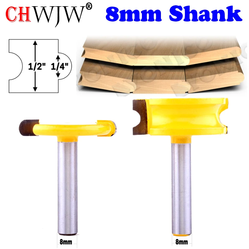 2pc 8mm Shank 1/4