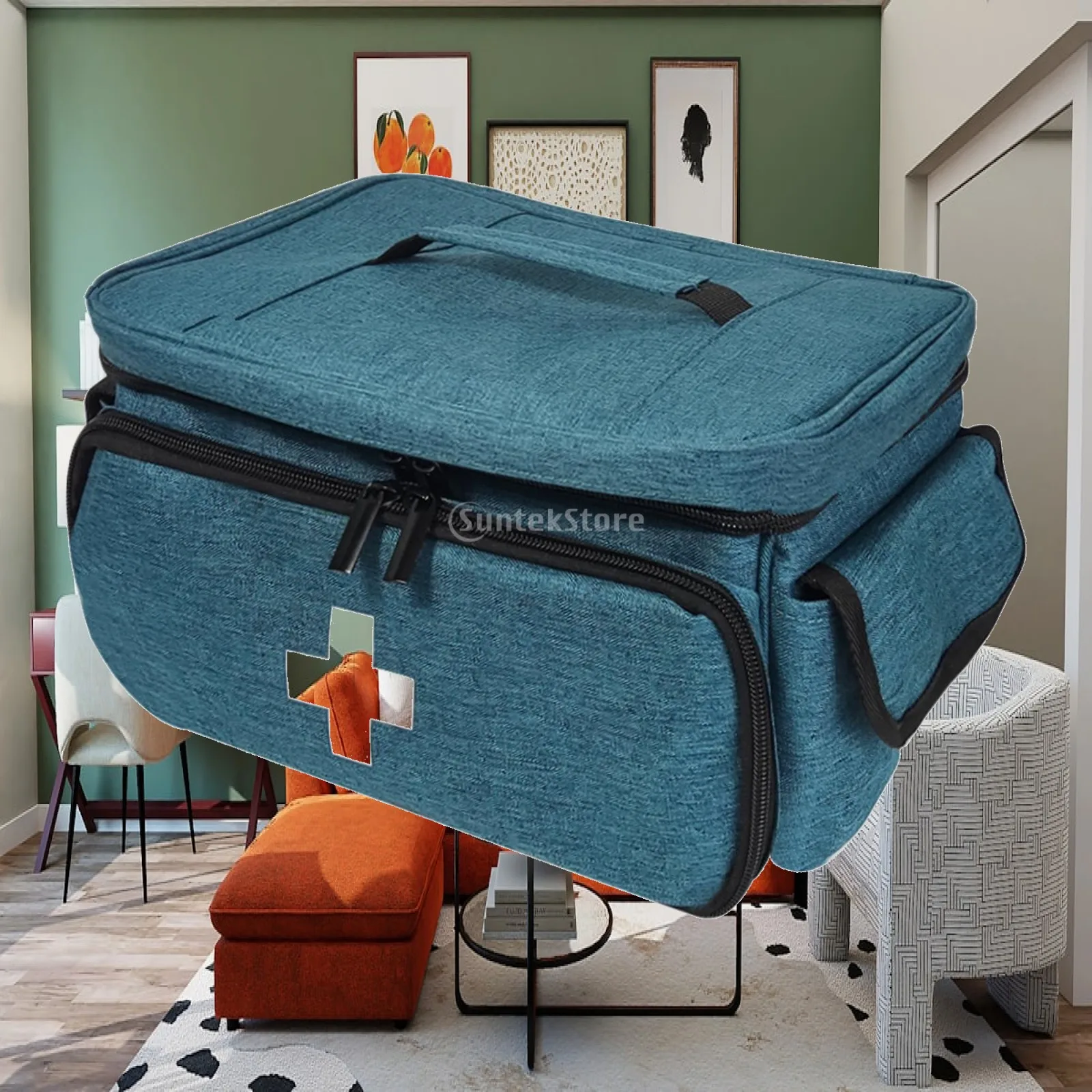 first-aid-pouch-storage-bag-empty-with-handle-lightweight-organizer-for-home-car-gym-workplace-emergency-medical-supplies
