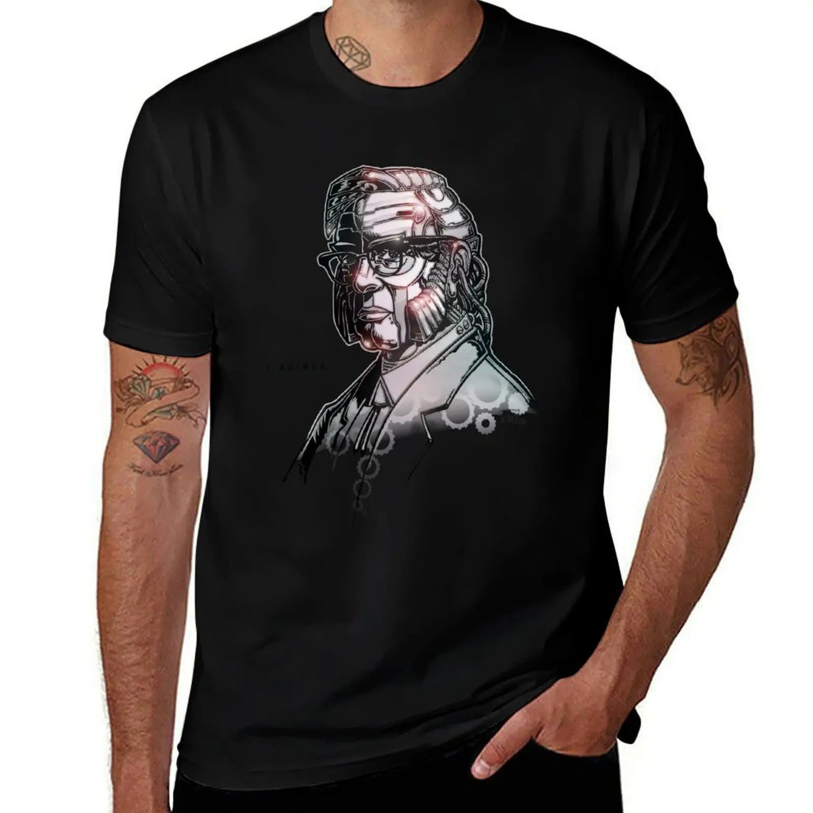 

I Asimov T-Shirt funny shirt cotton T-shirts oversize vintage anime shirt black t-shirts for men