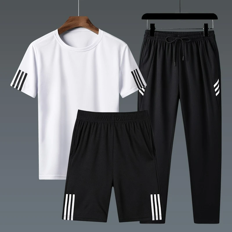 

Men's Sports Suit Men's Loose Lightweight Breathable Leisure Hiking Camping Fishing Athletics Marathon Men's Beach Vacation Set