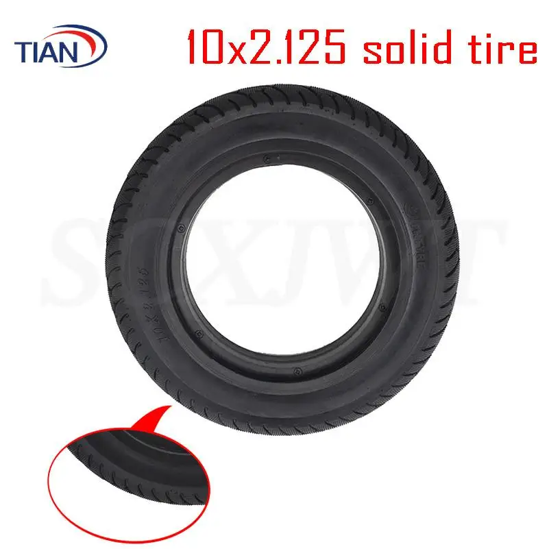 High quality solid tires suitable for electric scooters 10x2.50, 10x2.125 non pneumatic tires