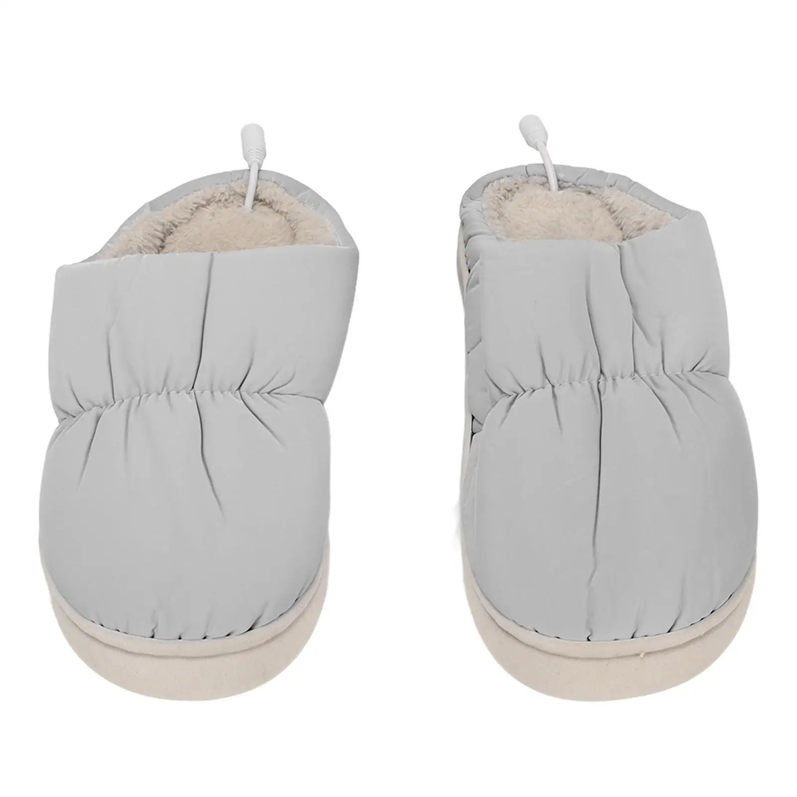 따뜻한 USB 전기 슬리퍼 부드러운 플러시 겨울용 집에서 사용하기 좋은 따뜻함