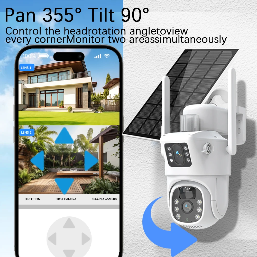 Kamera PTZ Solarna Bezprzewodowa
