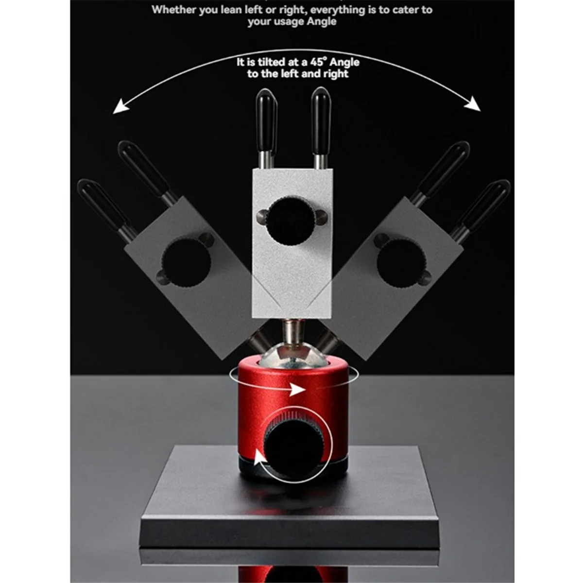 

Зажимной инструмент для моделирования ABNJ 360° ° Высокоточные разделенные настольные тиски с бесшовным зажимом для инструментов для сборки моделей
