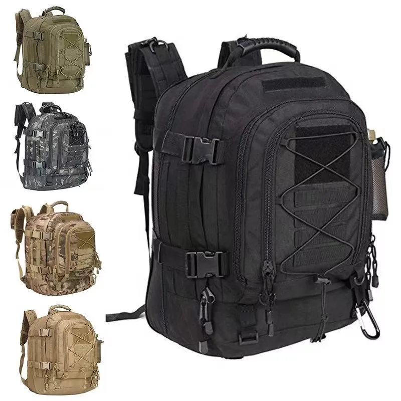 

64L Multi-functional Tactical Backpack Men's Travel Large Capacity Rucksacks Men Waterproof Outdoor Sports Bags