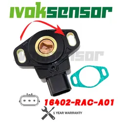 Capteur de position d'accélérateur TPS pour Honda, série CR-V K, Accord 152, Civic, 2.4L, 3.0L, 2003-2005, 16402-RAC-A01, 16402RAuto 01, Nouveau