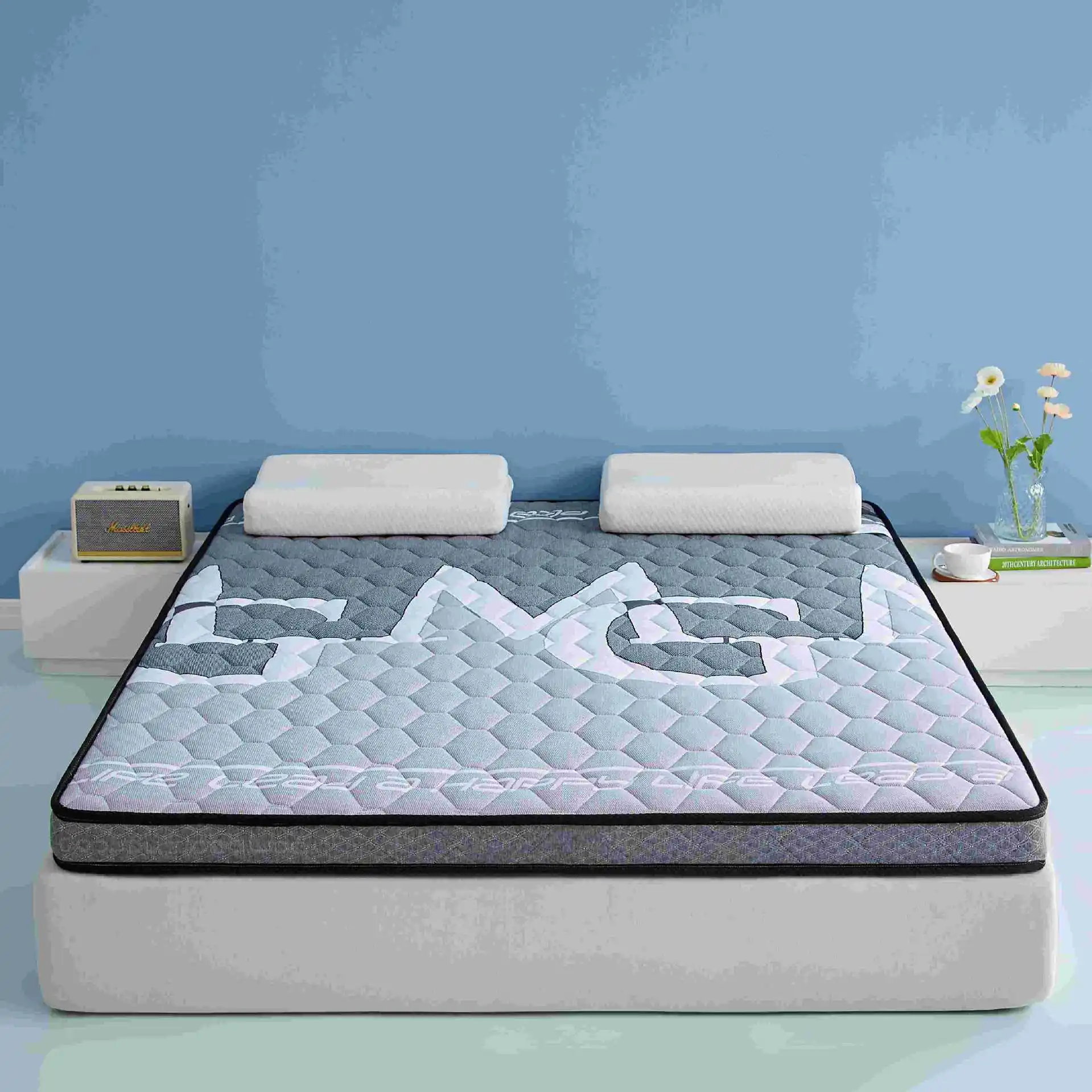 2024 new latex foldable coconut palm mattress upholstered mattress household cushion tatami dormitory special mattress