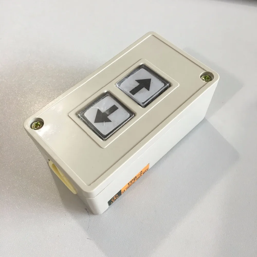 

2-позиционный кнопочный переключатель в форме стрелки, прямоугольная коробка, 250 В переменного тока, 3 А, TPB-2