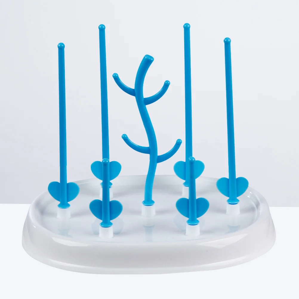 

Baby Bottle Drying Rack High-Quality Pp Multi-Functional Drain Holder For Bottles Covers Accessories Countertop Cup