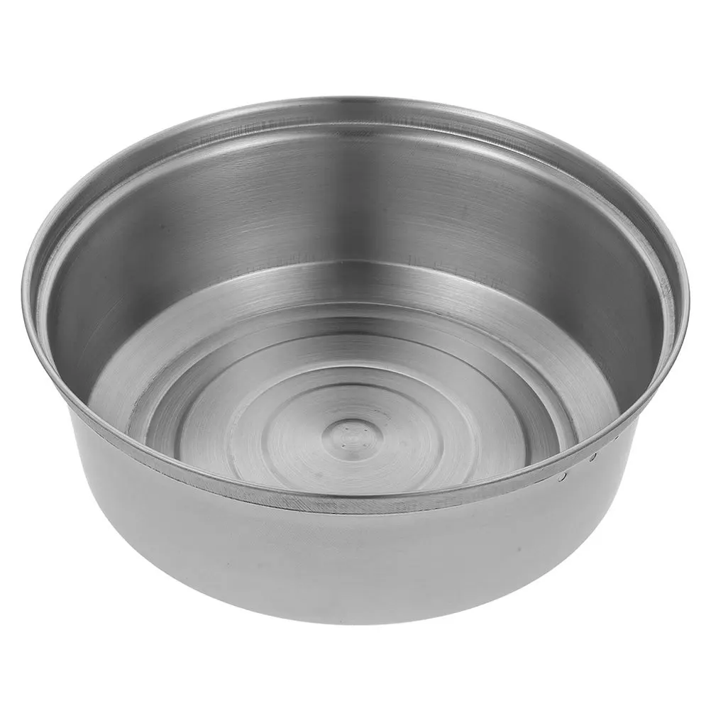 

Thickened Stainless Steel Steamer Cover Smooth Flat Easy Clean Handle For Home Kitchen School Cafeteria Bun Shop Use Multi