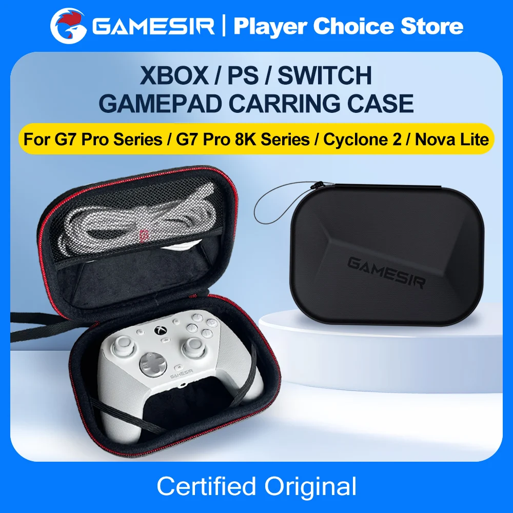 Case de Transporte Gamesir G7 Pro, Bolsa Universal G7 Pro 8K G7 SE Nova Lite Cyclone 2 Kaleid para Controle Xbox PS4 PS5 Switch Joycon