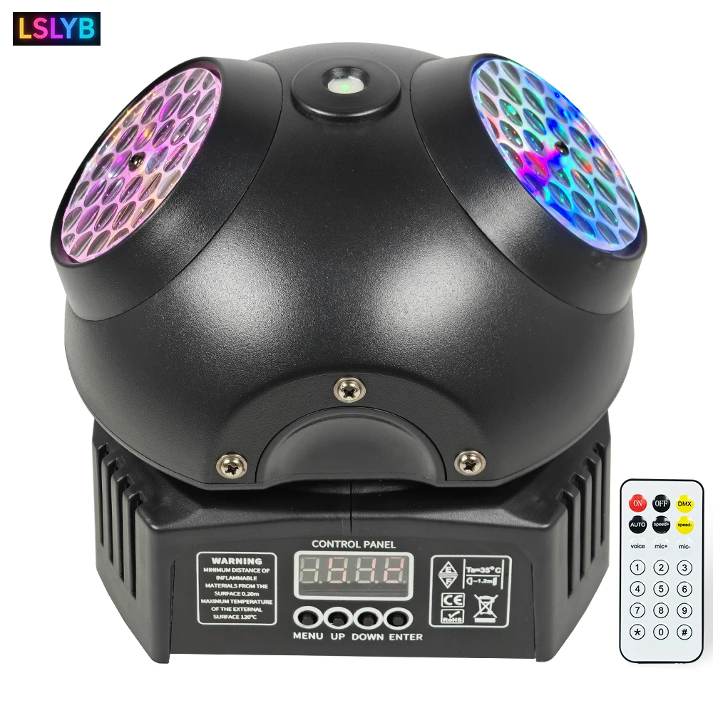 

Disco Party Effect Light Laser Beam 2in1 Moving Head Laser Stage Light With Remote For Family party, Disco, Bar, Dj Show