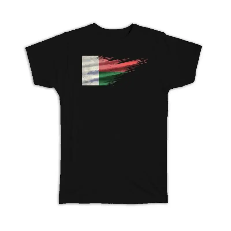 

T Shirt Madagascar Flag Malagasy Travel Expat Country Artistic