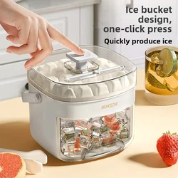 New Large Capacity DIY Household Food Grade Plastic Double-layer Ice Storage Barrel Ice Ball Mold Tools Sets 48 Grid Ice Maker